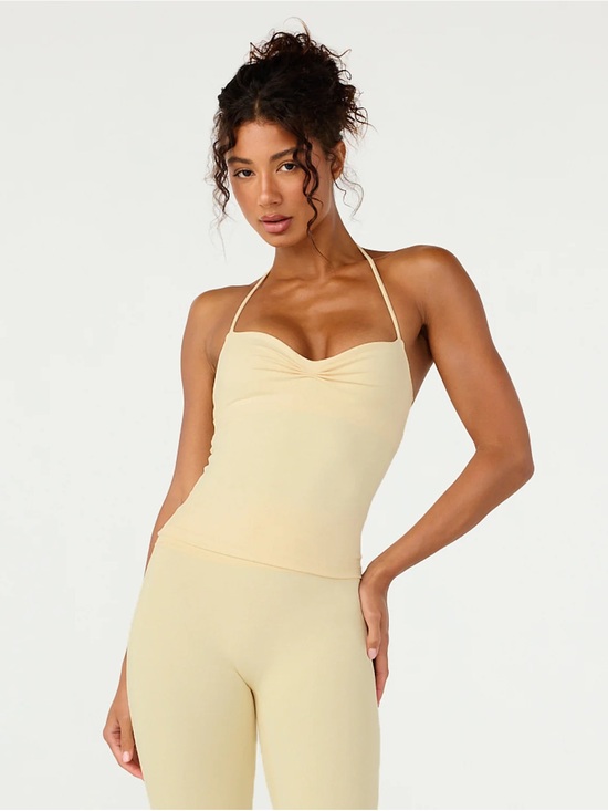Csb Tops - CSB Yellow Halter + 4” shorts Set!